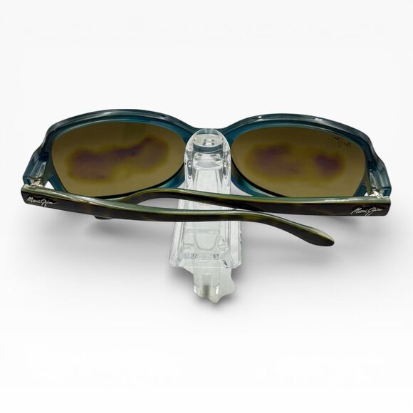 Maui Jim Cloud Break MJ 700-10P Tortoise On Blue HCL Bronze Made In Italy main image 6
